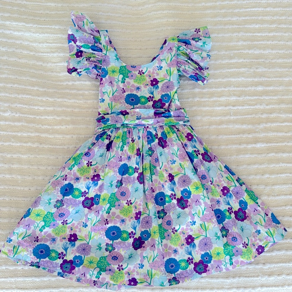 Jacadi dress 6y liberty cotton fabric